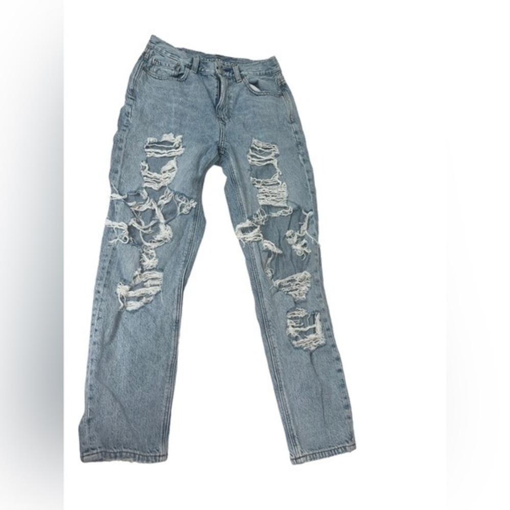 American‎ eagle super distressed mom jeans size 4 regular
